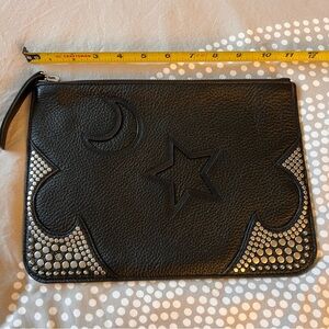 Moon and Star Clutch from McQ Alexander McQueen solar leather